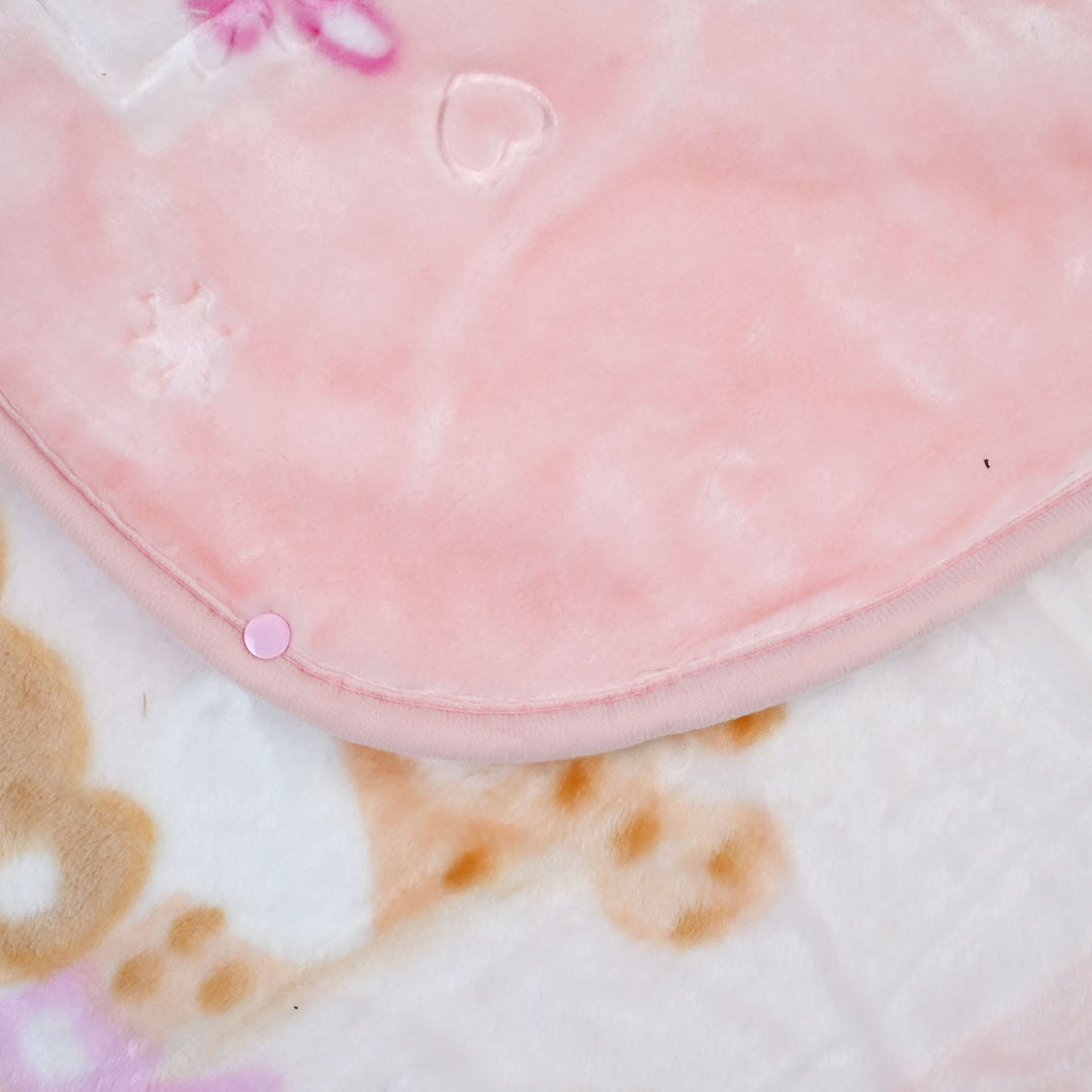 Baby Mora Mink Zipper Plush Blanket