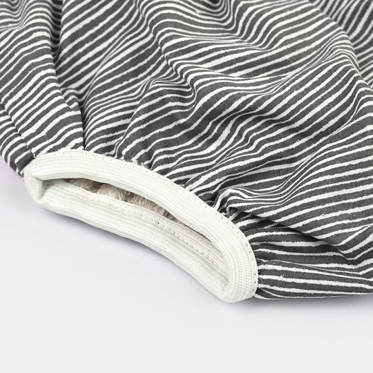 Towel Cotton Panty 18-24M Grey Linning