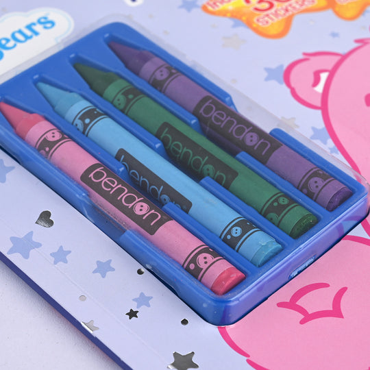 Care Bears Crayons Coloring Sticker Book
