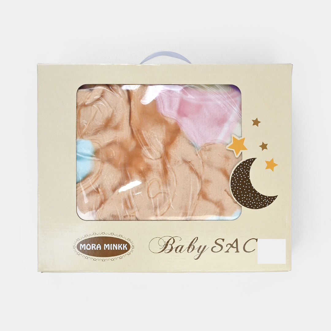 Baby Mora Mink Zipper Plush Blanket