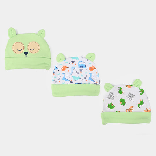 Infant Cotton Cap  – Pack of 3