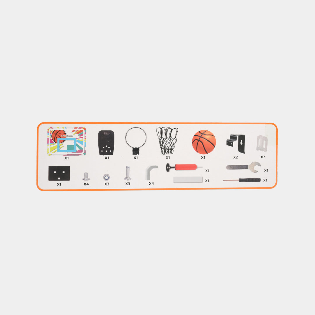 Electronic Scoring Basketball Play Set for Kids