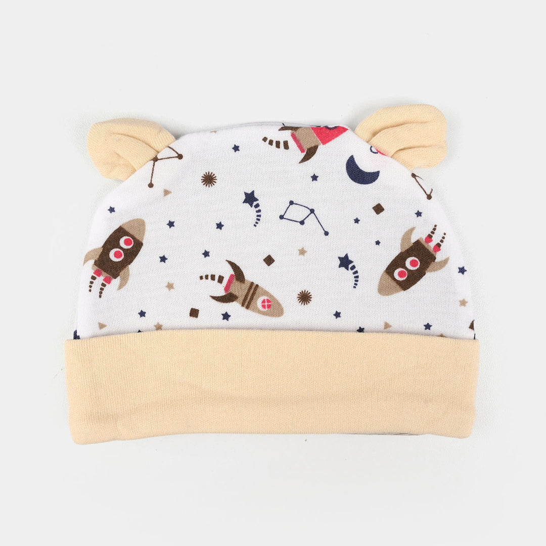 Infant Cotton Cap  – Pack of 3