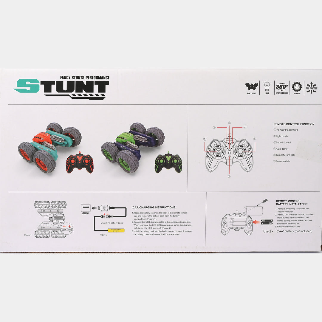 Fancy Stunt Remote-Controlled Car | 360 Spins & Double-Sided Action