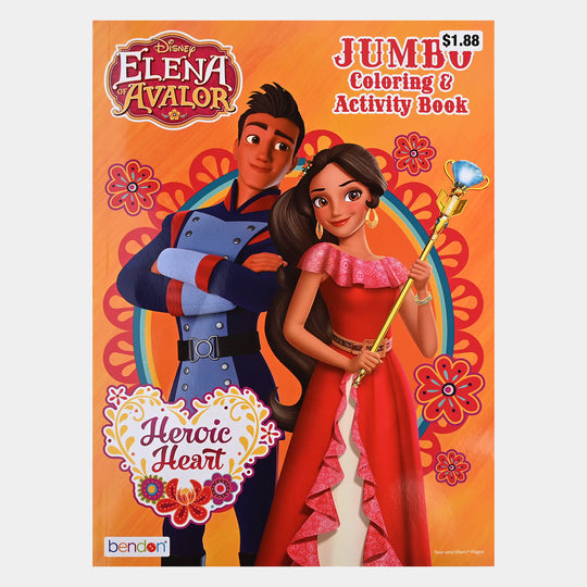 Jumbo Elena Avalor Colouring Book