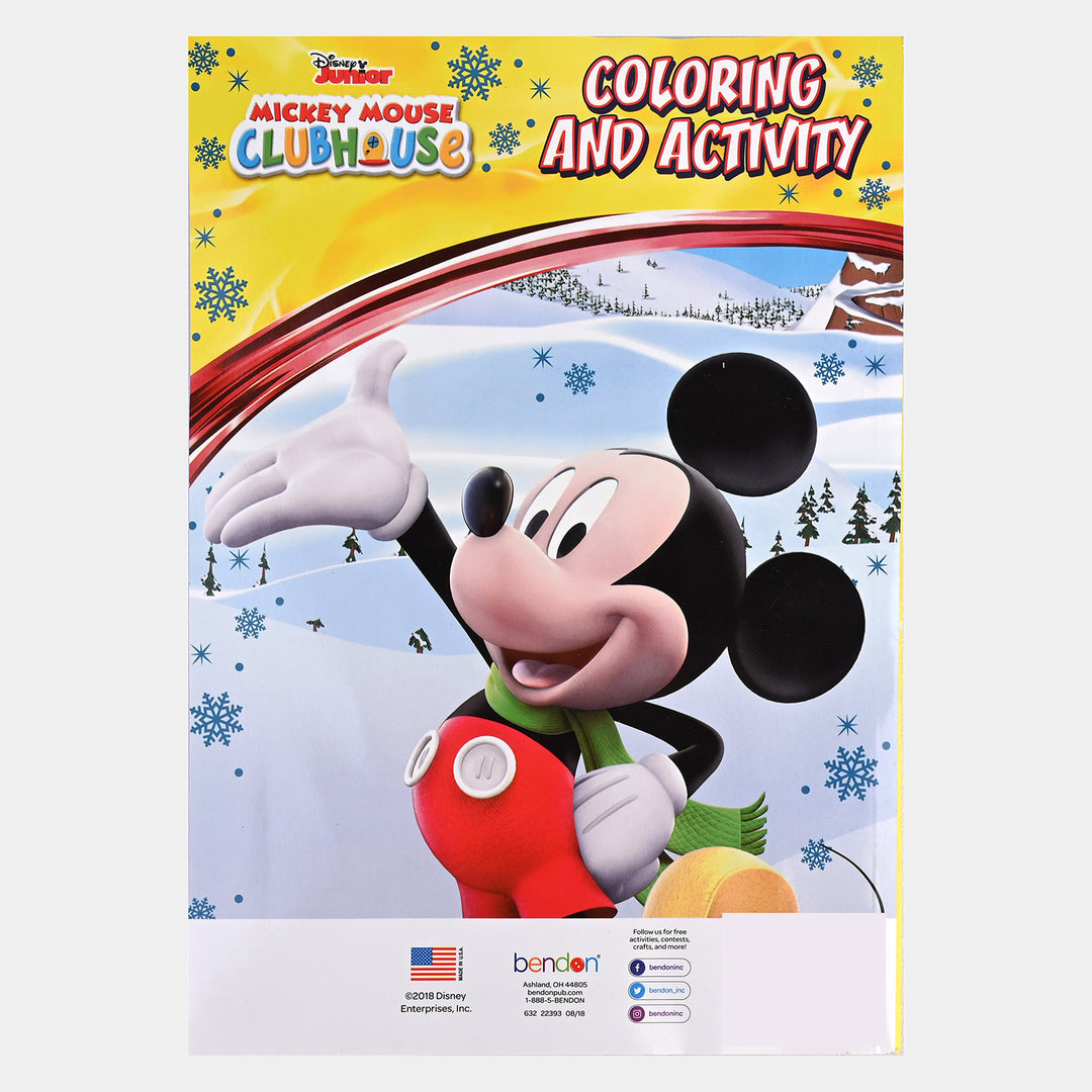 Jumbo Character Mouse Yellow Colouring Book