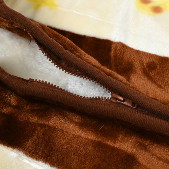 Baby Mora Mink Zipper Plush Blanket