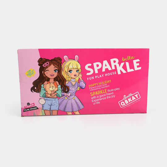 Sparkle Bella Fun Play House Doll Set