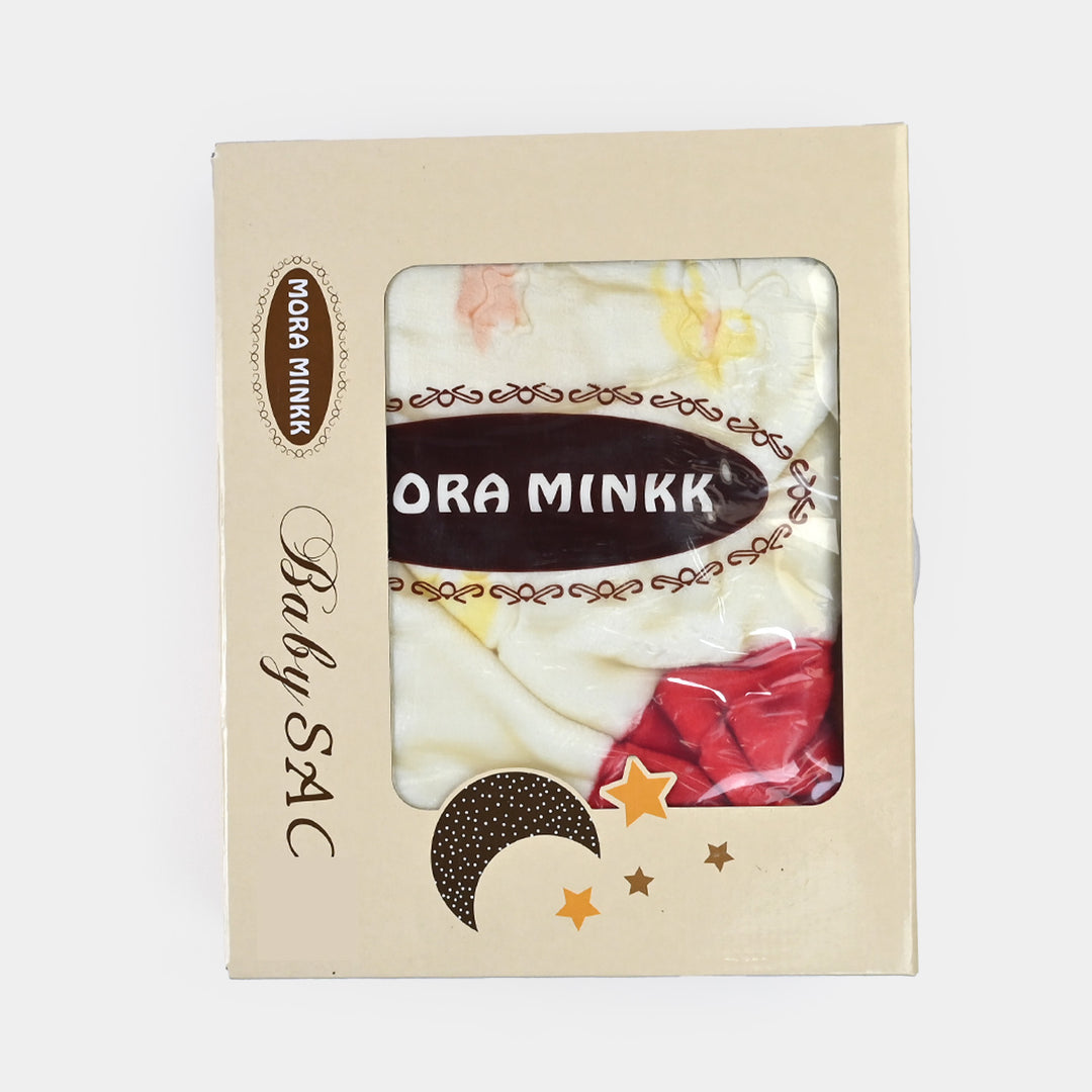 Baby Mora Mink Zipper Plush Blanket