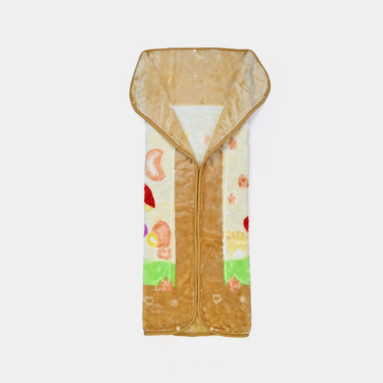 Baby Mora Mink Zipper Plush Blanket