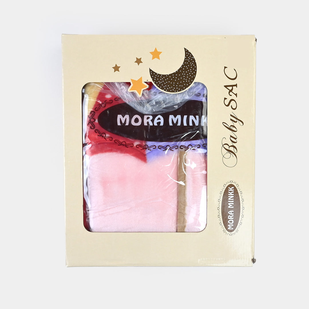 Baby Mora Mink Zipper Plush Blanket