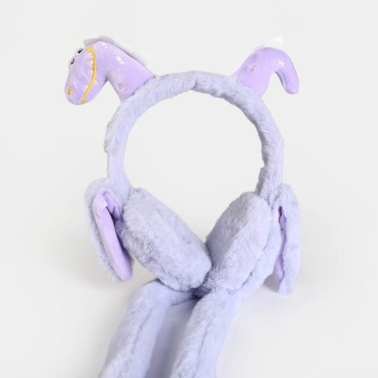 Interactive Moving Ear Plush Winter Earmuffs