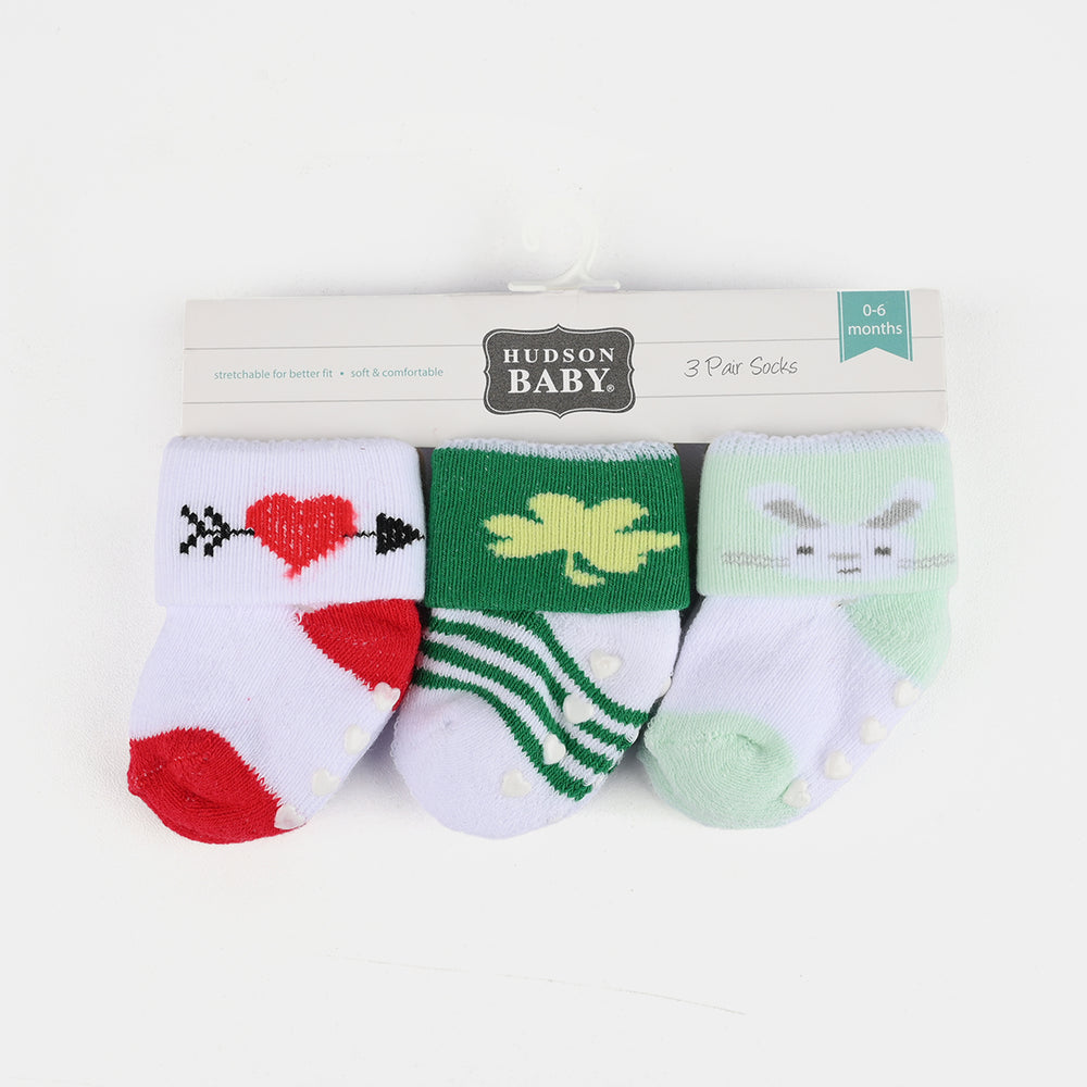 Infant Baby Socks 0-6M-3Pk