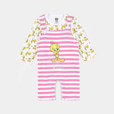 Infant Girls Cotton Interlock 2 Piece Set