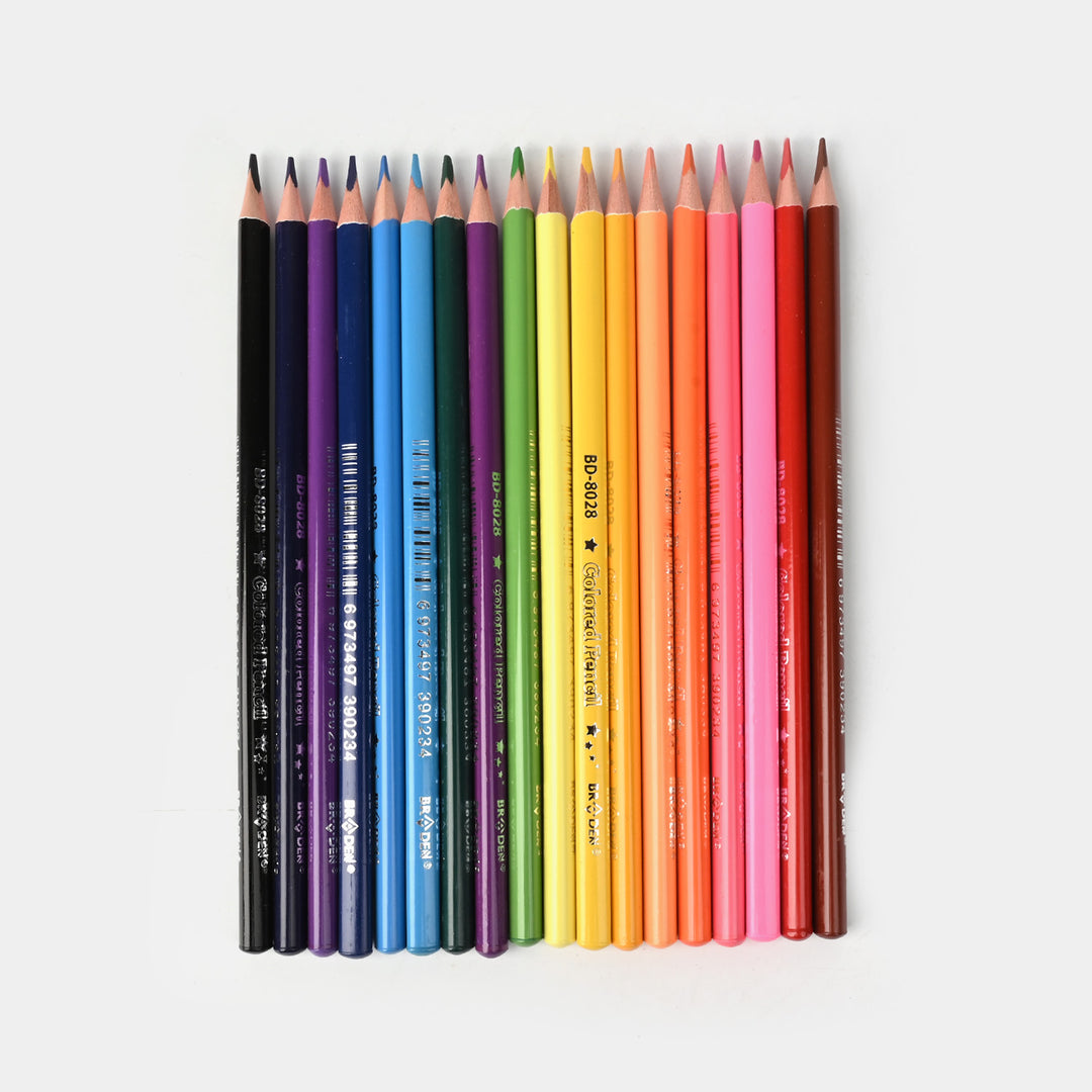 Braden Color Pencils 18PCs For Kids
