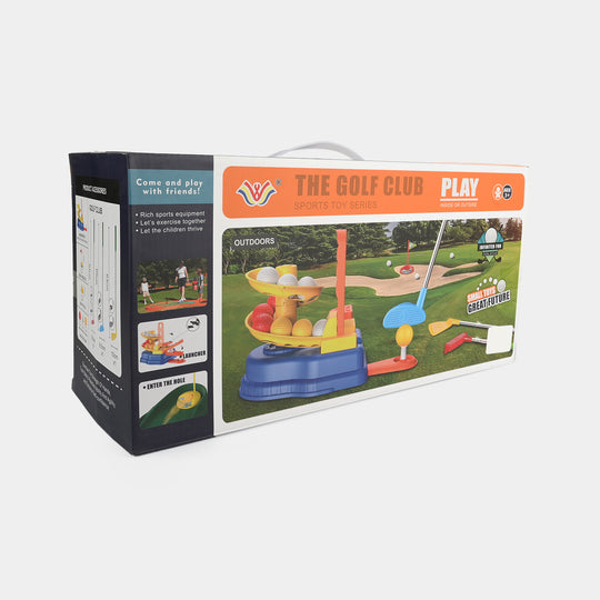 The Golf Club Sports Toy Automatic Pitching & Tee Set