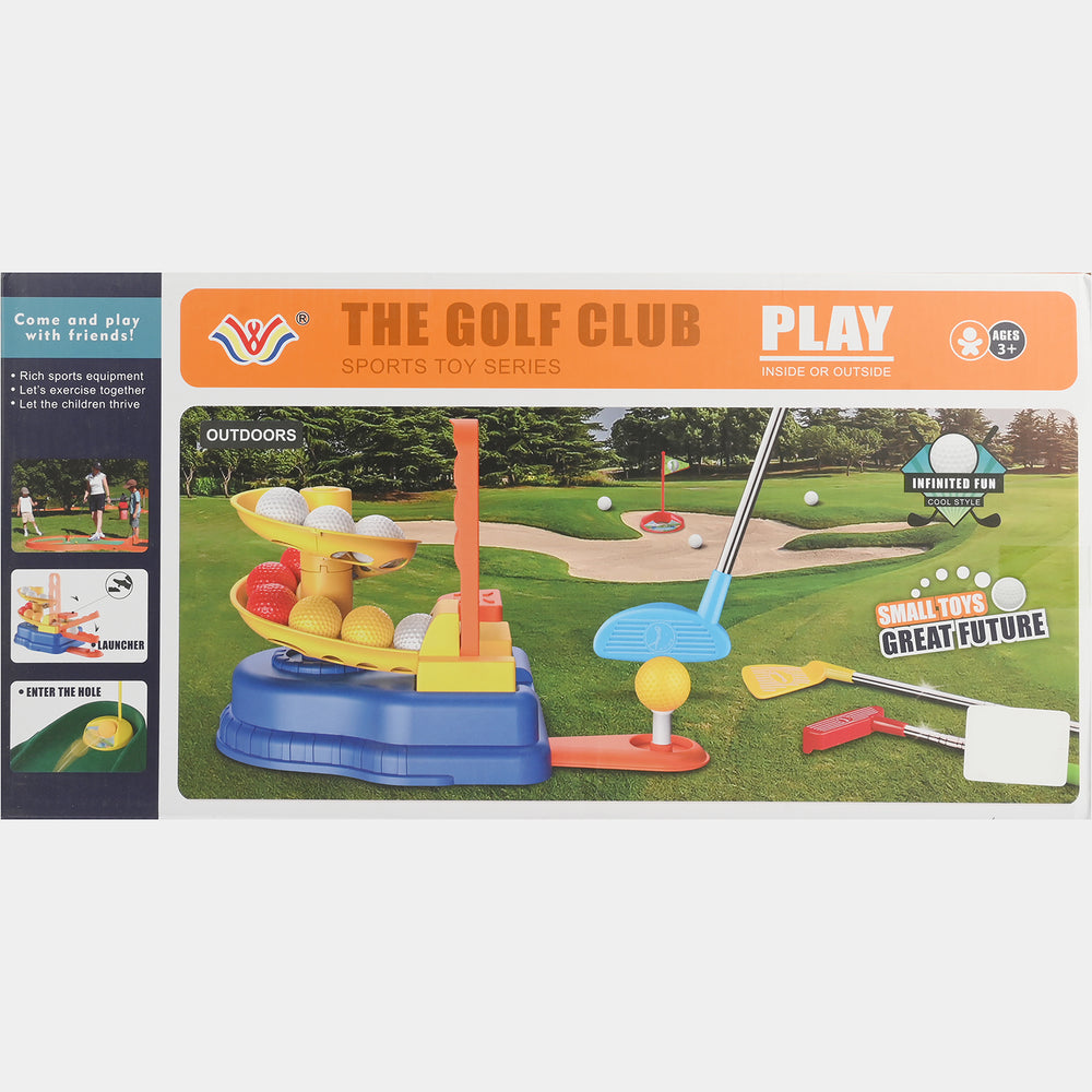 The Golf Club Sports Toy Automatic Pitching & Tee Set