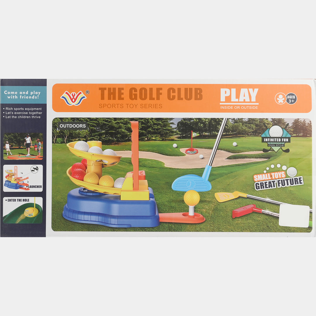 The Golf Club Sports Toy Automatic Pitching & Tee Set