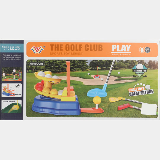 The Golf Club Sports Toy Automatic Pitching & Tee Set