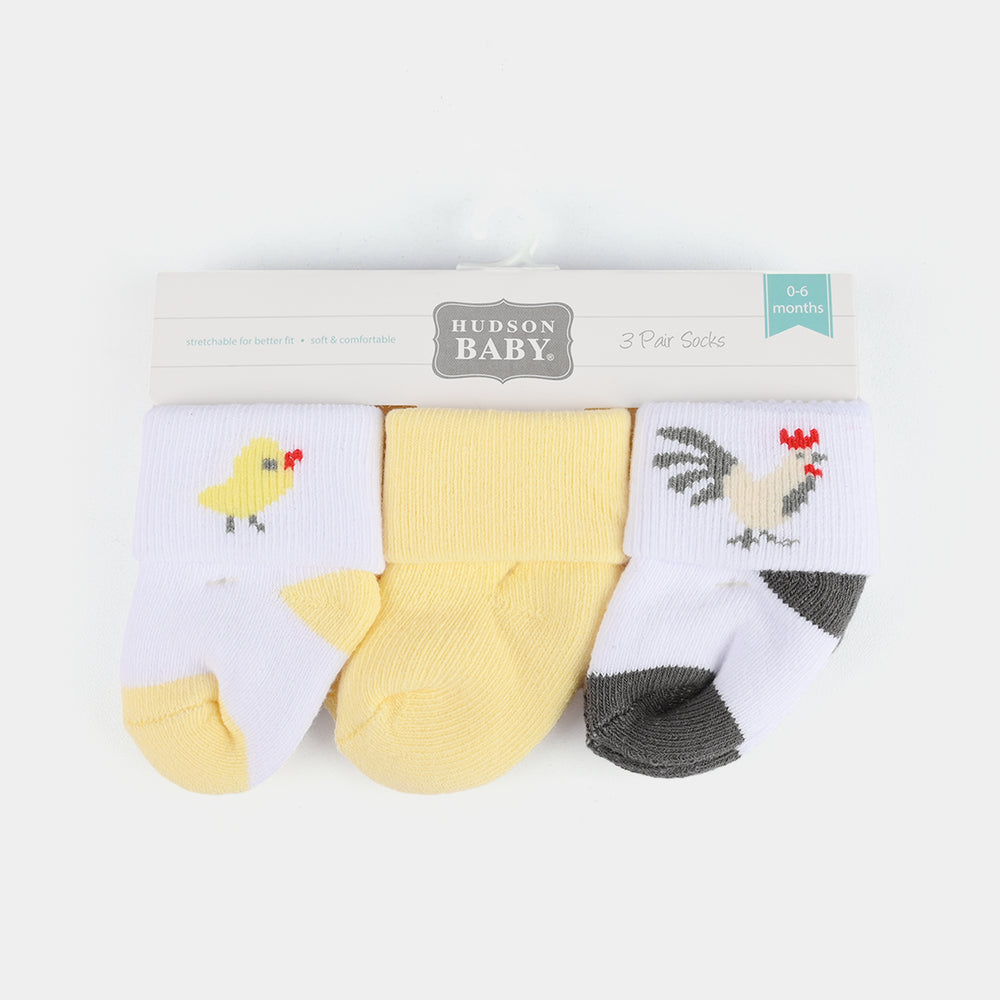 Infant Baby Socks 0-6M-3Pk