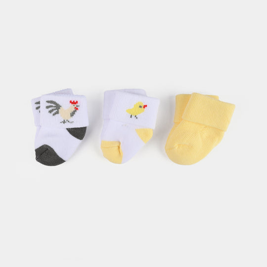 Infant Baby Socks 0-6M-3Pk