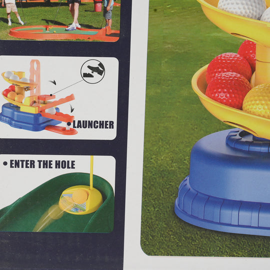 The Golf Club Sports Toy Automatic Pitching & Tee Set