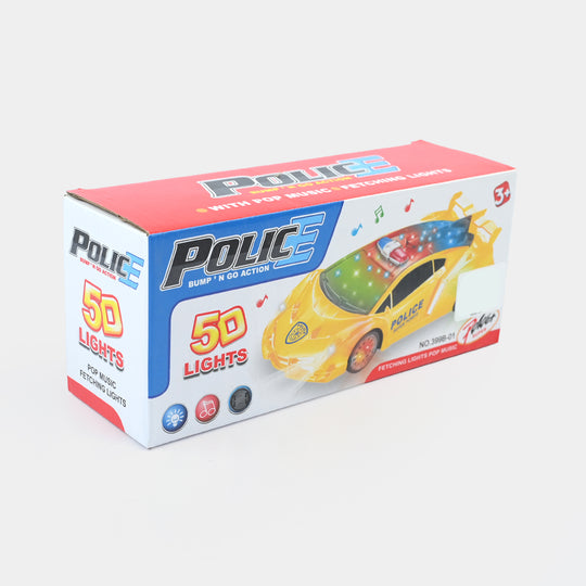 Police Car With 5D Light