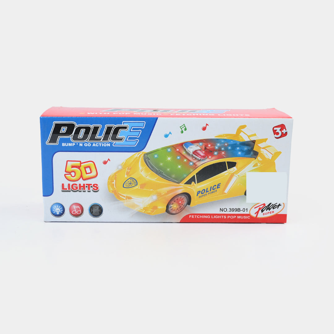 Police Car With 5D Light