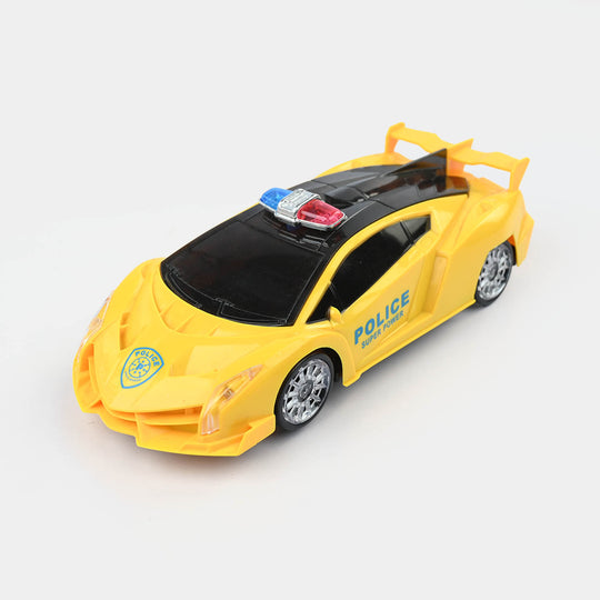 Police Car With 5D Light