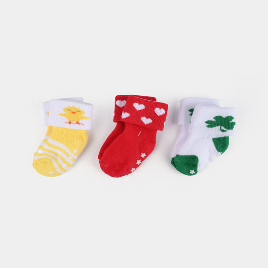 Infant Baby Socks 0-6M-3Pk