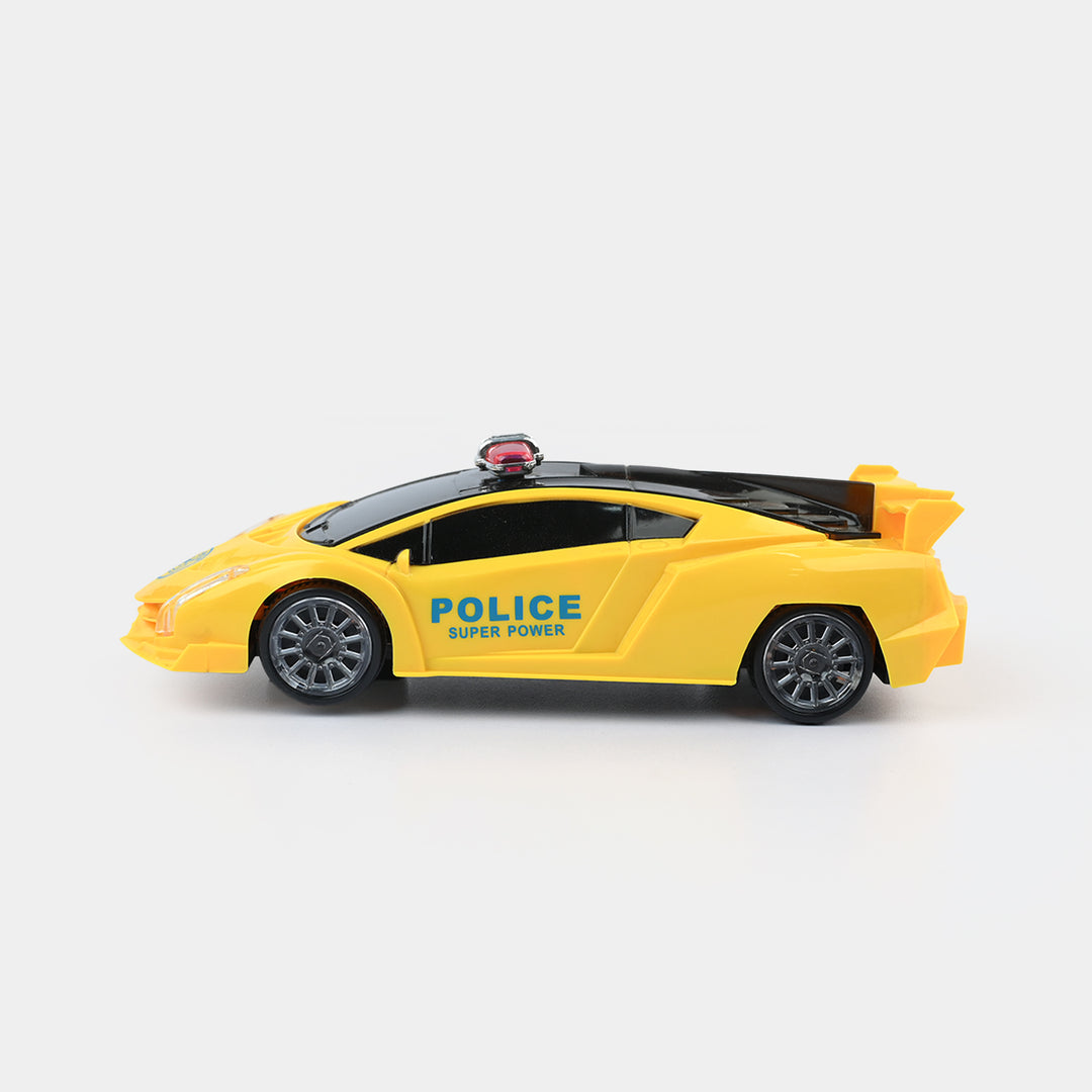 Police Car With 5D Light