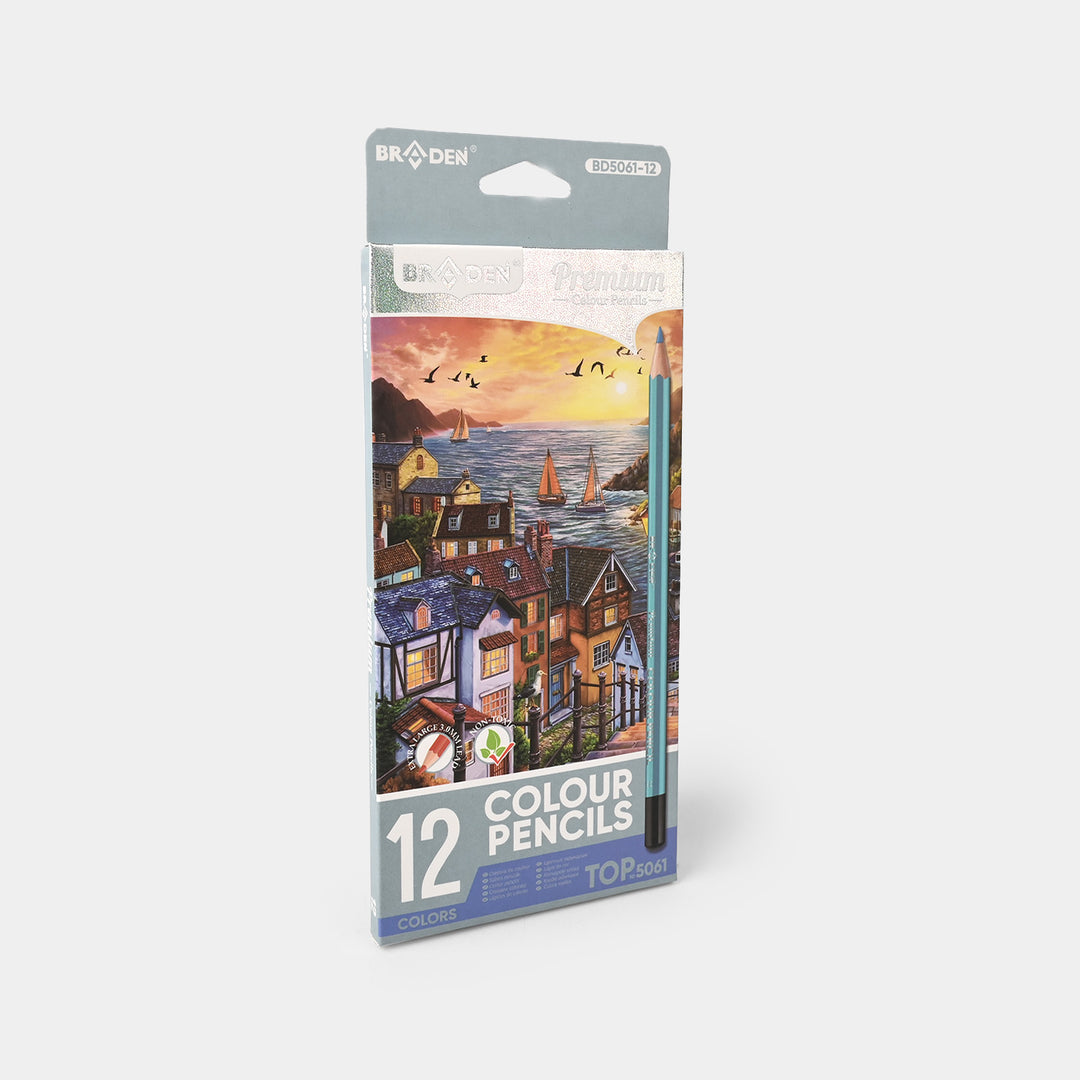 Braden Color Pencils 12PCs For Kids