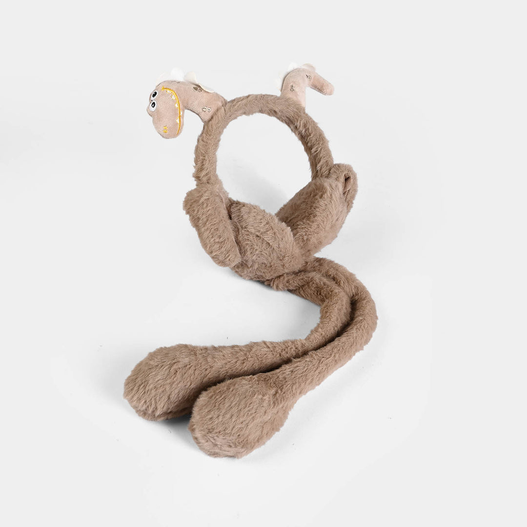 Interactive Moving Ear Plush Winter Earmuffs