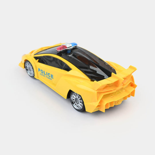 Police Car With 5D Light