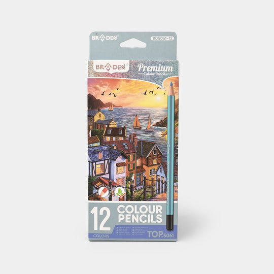 Braden Color Pencils 12PCs For Kids