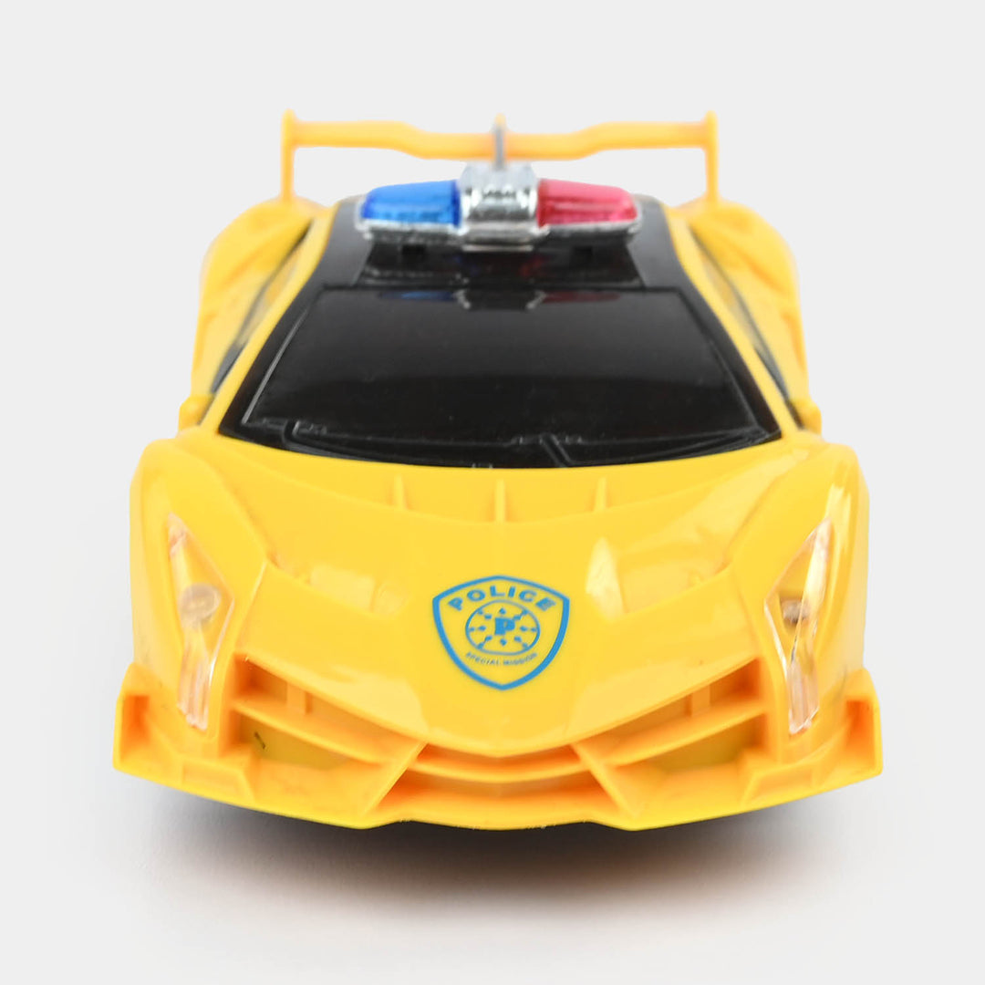 Police Car With 5D Light