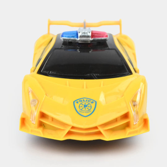Police Car With 5D Light