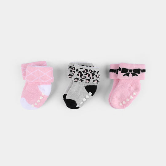 Infant Baby Socks 0-6M-3Pk
