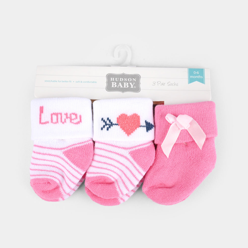 Infant Baby Socks 0-6M-3Pk
