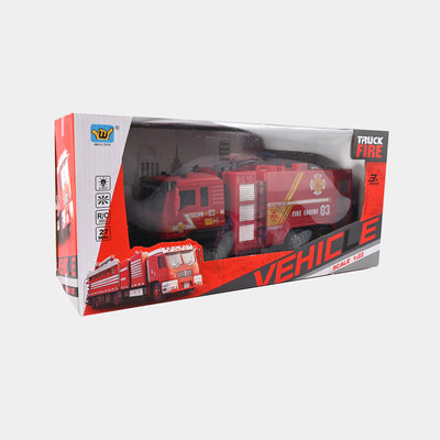 Remote Control Fire Truck 4 Function For Kids