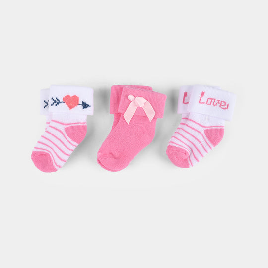 Infant Baby Socks 0-6M-3Pk