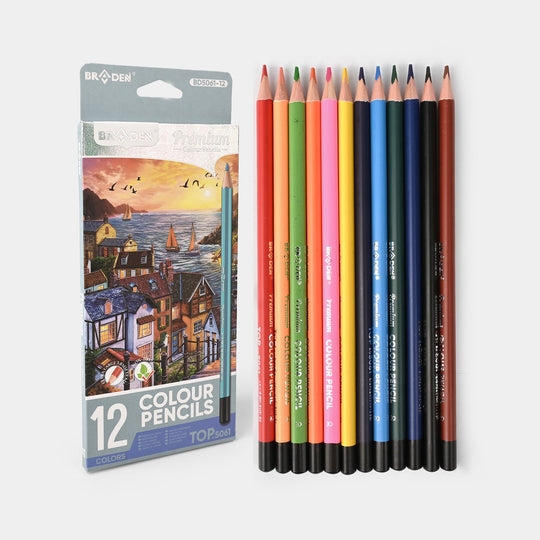 Braden Color Pencils 12PCs For Kids