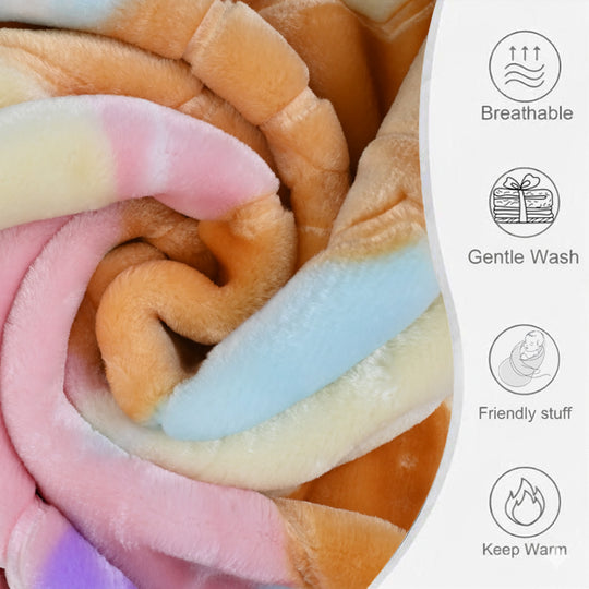 Baby Mora Mink Zipper Plush Blanket