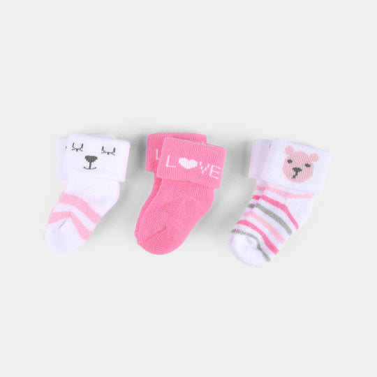Infant Baby Socks 0-6M-3Pk