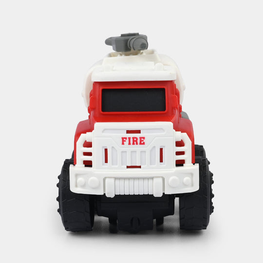 Friction Powered Toy Vehicle