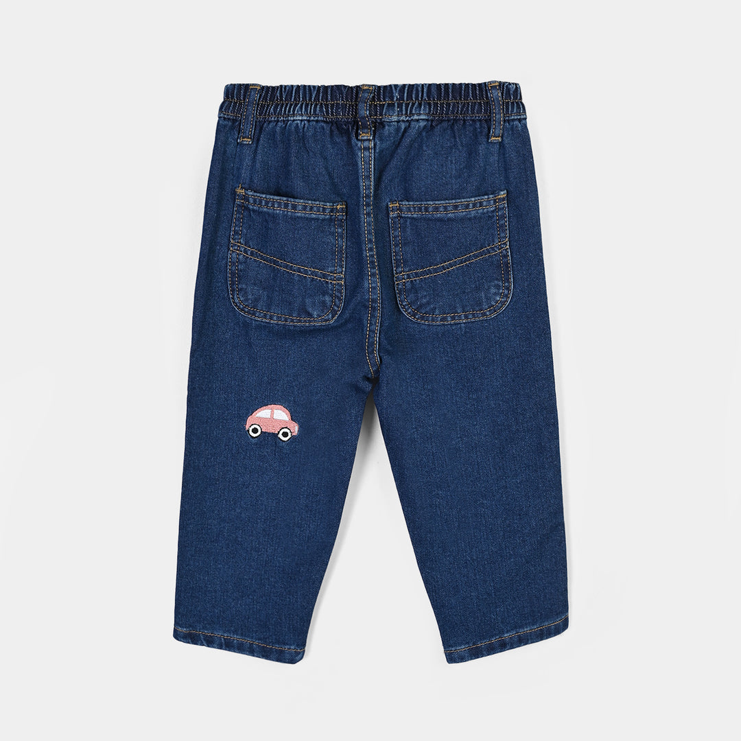 Infant Boys Denim rigid Pant Play All Day-DARK BLUE