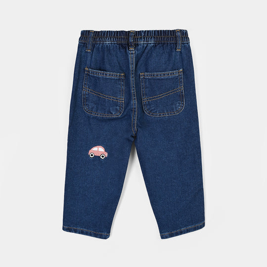 Infant Boys Denim rigid Pant Play All Day-DARK BLUE