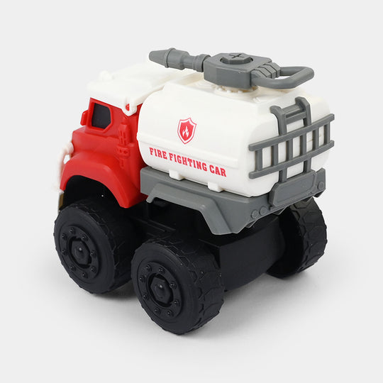 Friction Powered Toy Vehicle