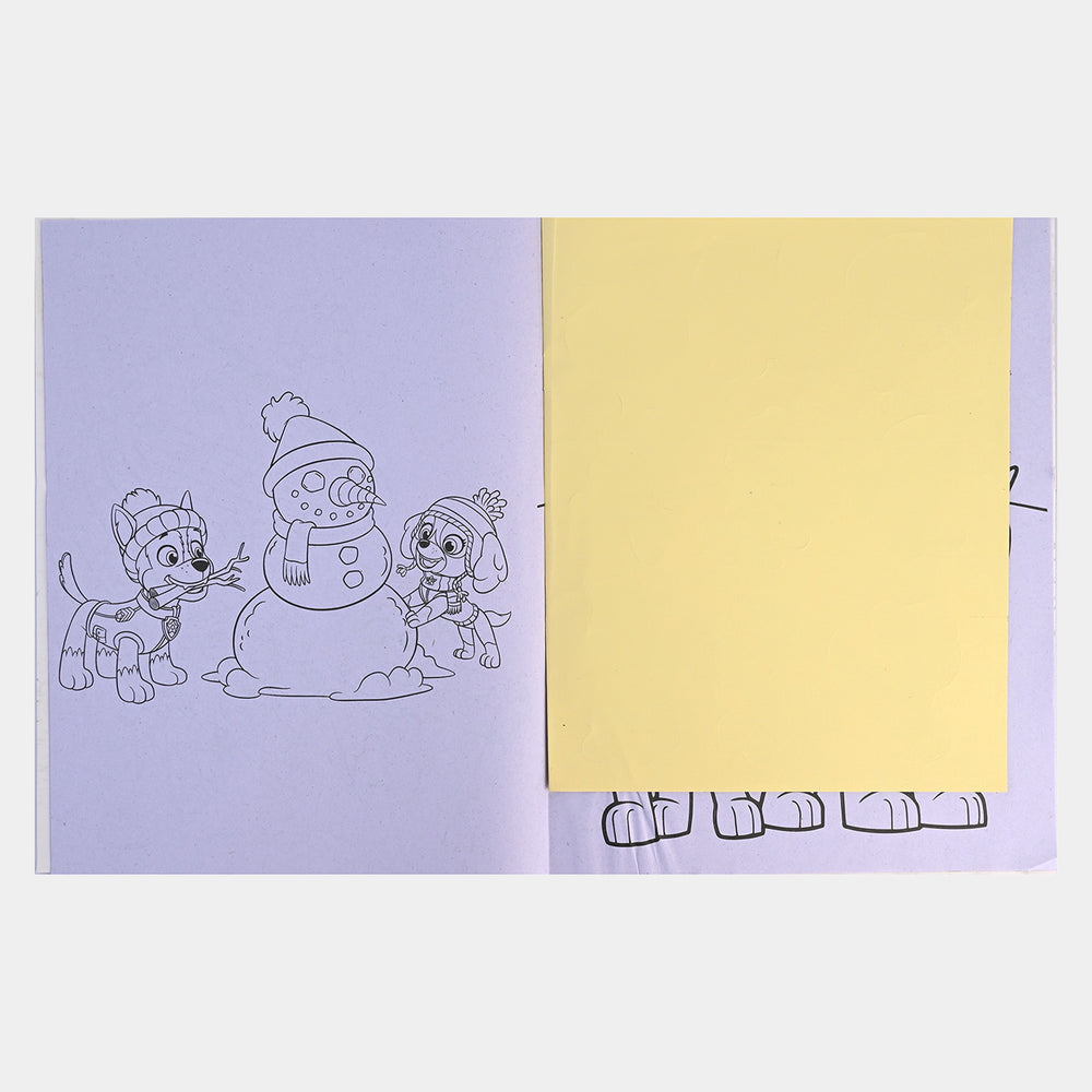Character Activity Coloring Book with Stickers for Kids