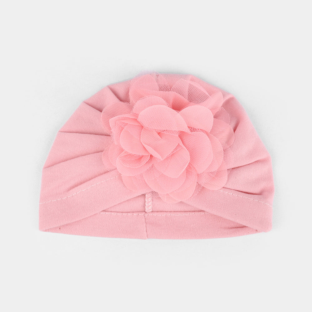 Baby Cap/Hat Flower & Bow Pack Of 2